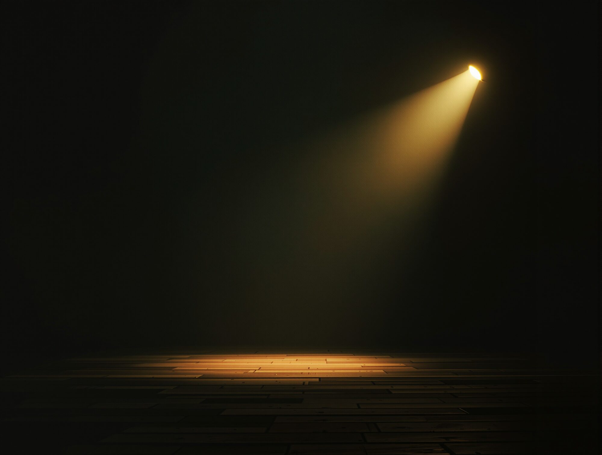 A moody, atmospheric scene with strong directional light